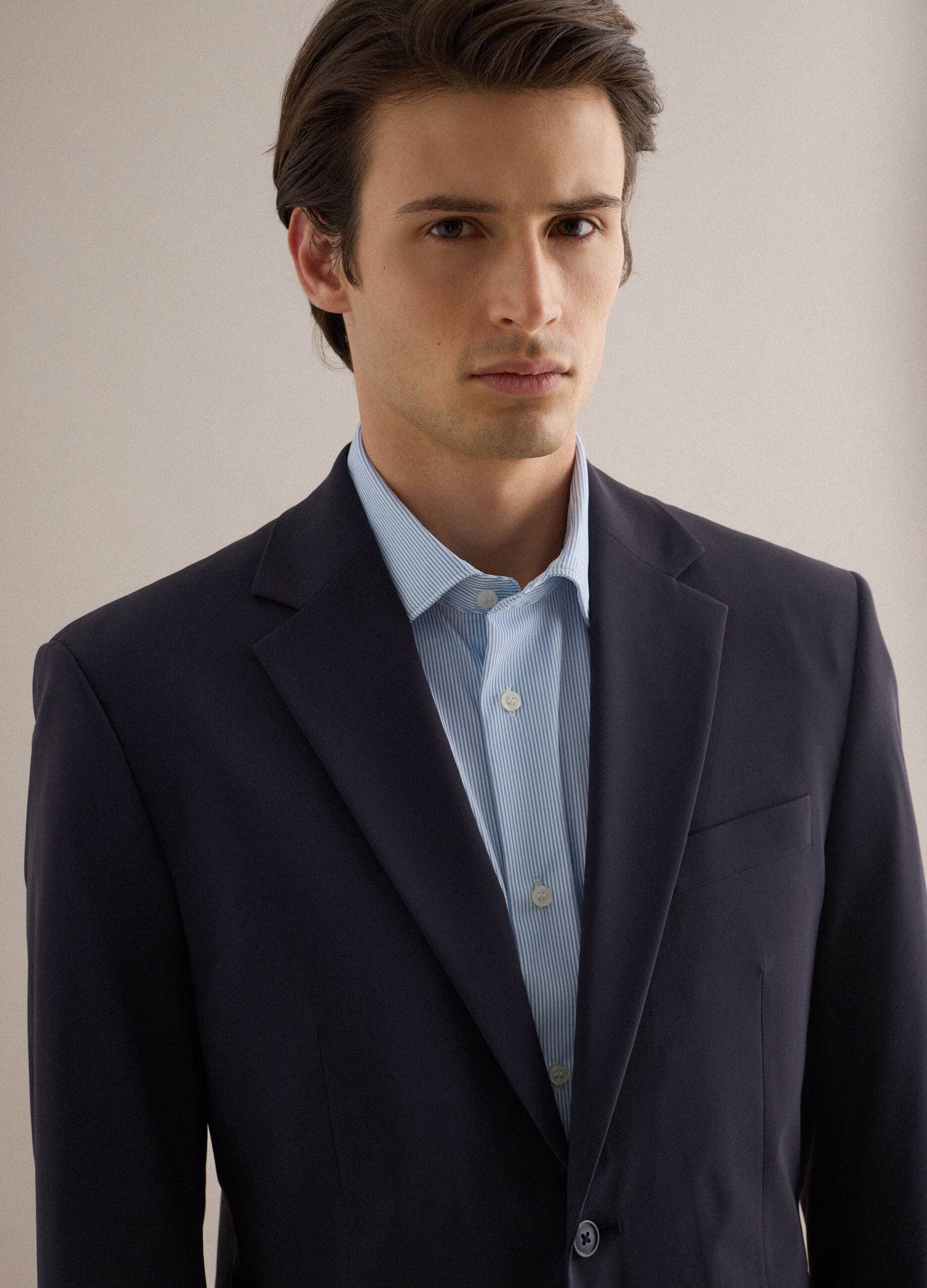 Blazer blu slim fit