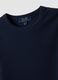 Blue fitted short-sleeve stretch-cotton T-shirt_5