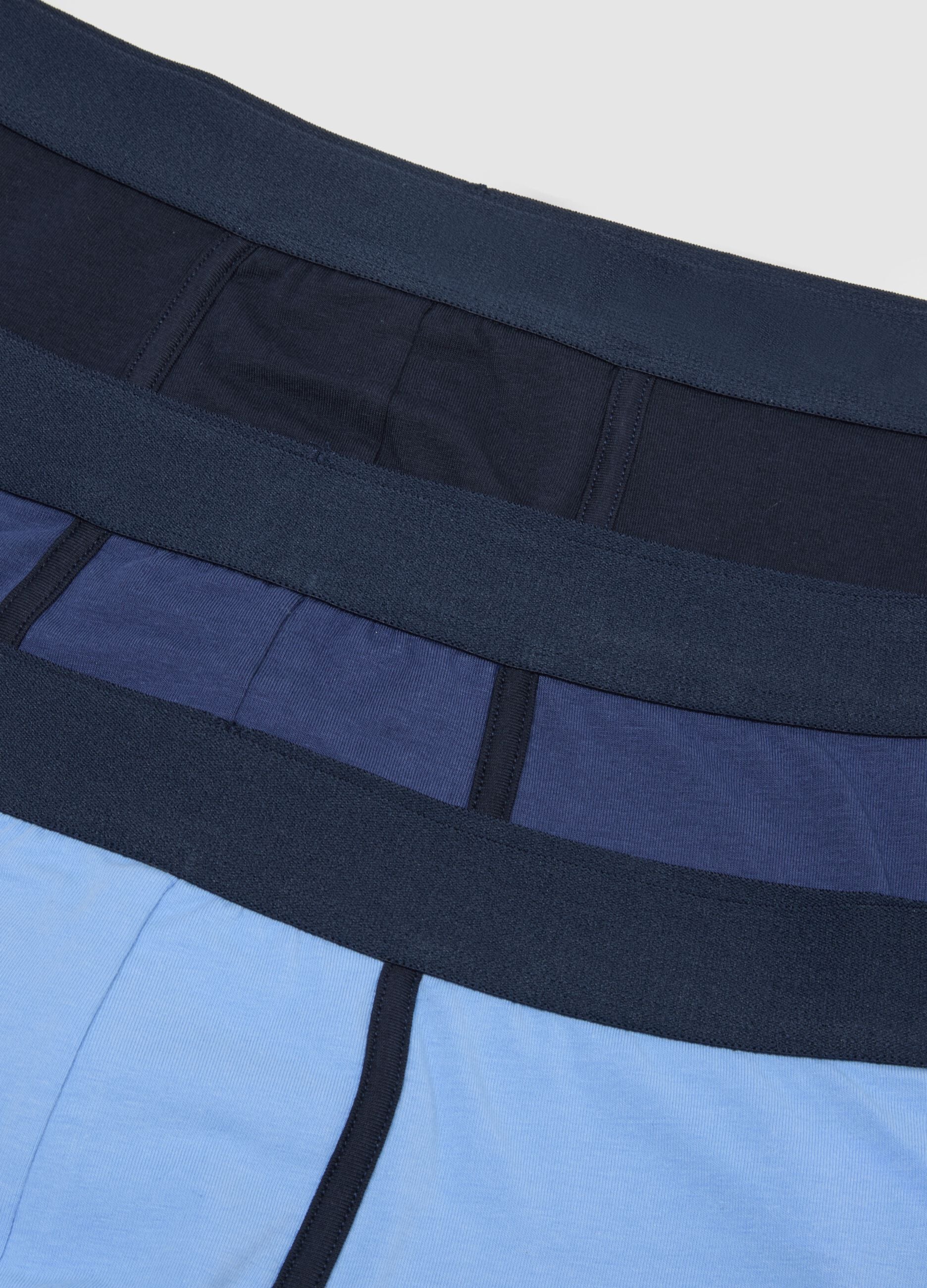 Triple pack of multicolour stretch cotton regular fit boxer shorts