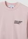 Pink relaxed-fit pure cotton T-shirt with print_2