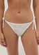 White stretch bikini bottoms with decorative beads_1
