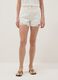 White pure cotton shorts_2