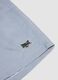 Blue swim shorts with drawstring waist_5