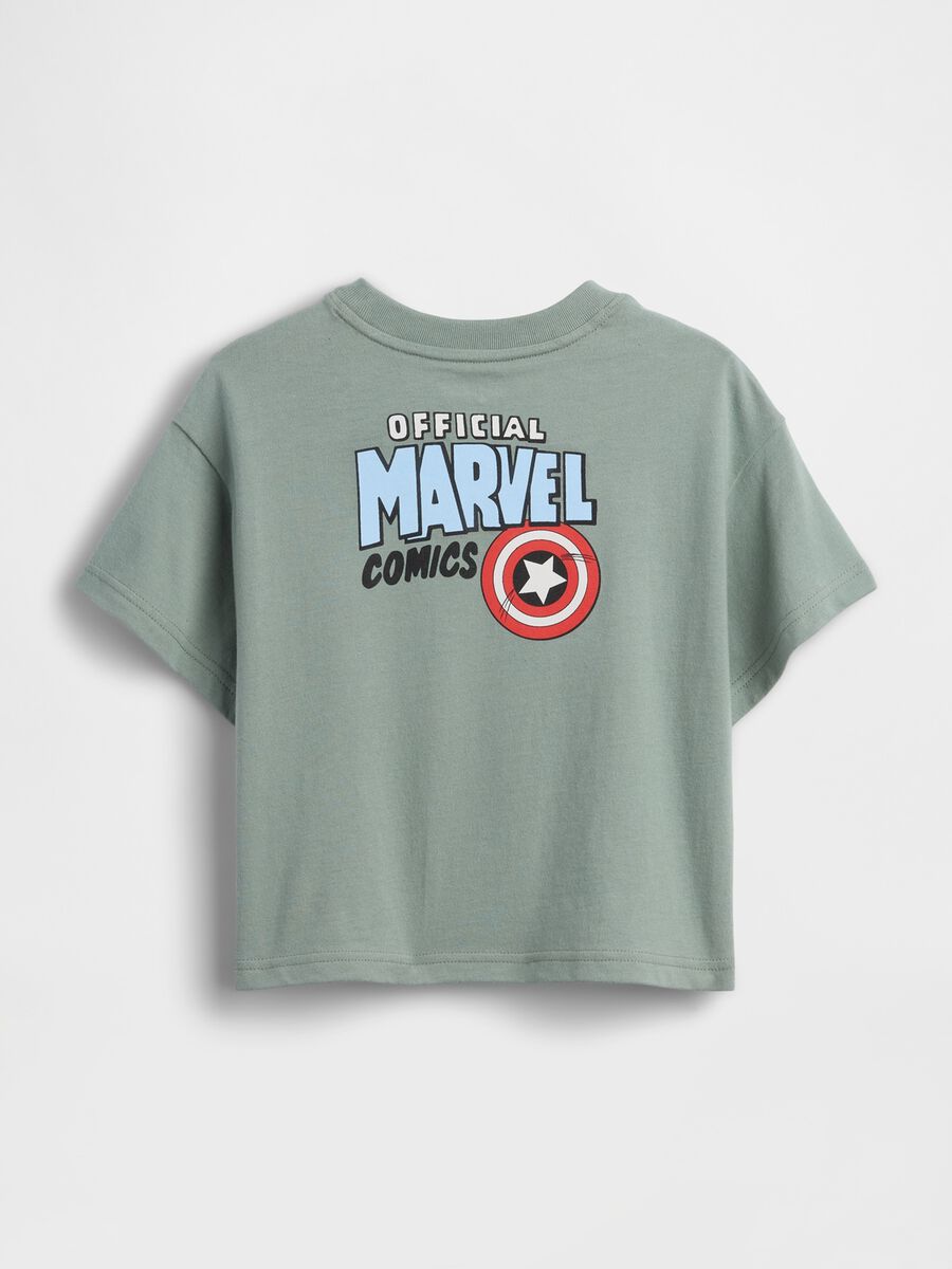 Short-sleeve pure cotton T-shirt with print_1