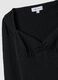 Black long sleeve regular fit top_5