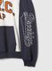 Colourblock sweatshirt with basketball motif and hood_4