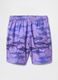 Swimming trunks with sharks print_1