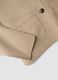 Beige regular fit jacket with front pockets_5