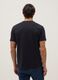 Black slim fit stretch cotton T-shirt_2