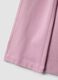 Pink organic cotton culotte trousers for girls_3