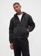 Black Jacket in Cotton and Lyocell_0