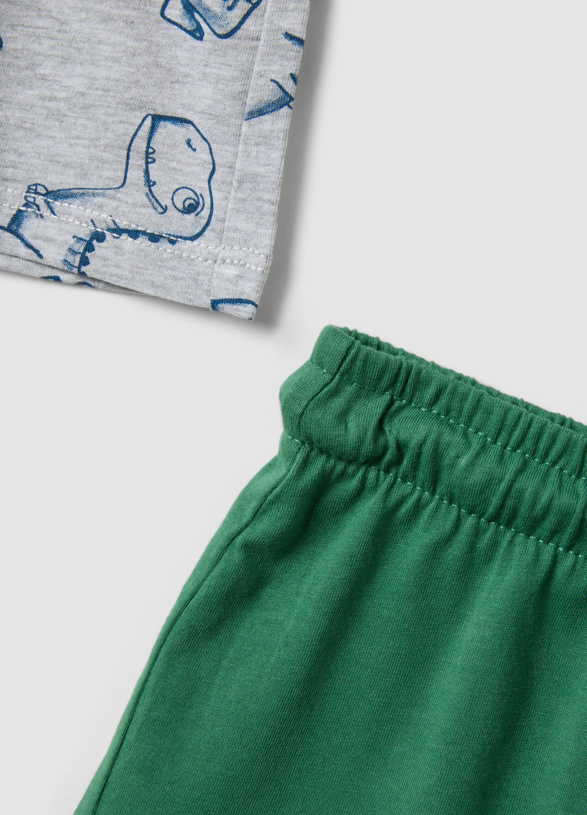2-pack boys&rsquo; pure cotton multicolour shorts, regular fit