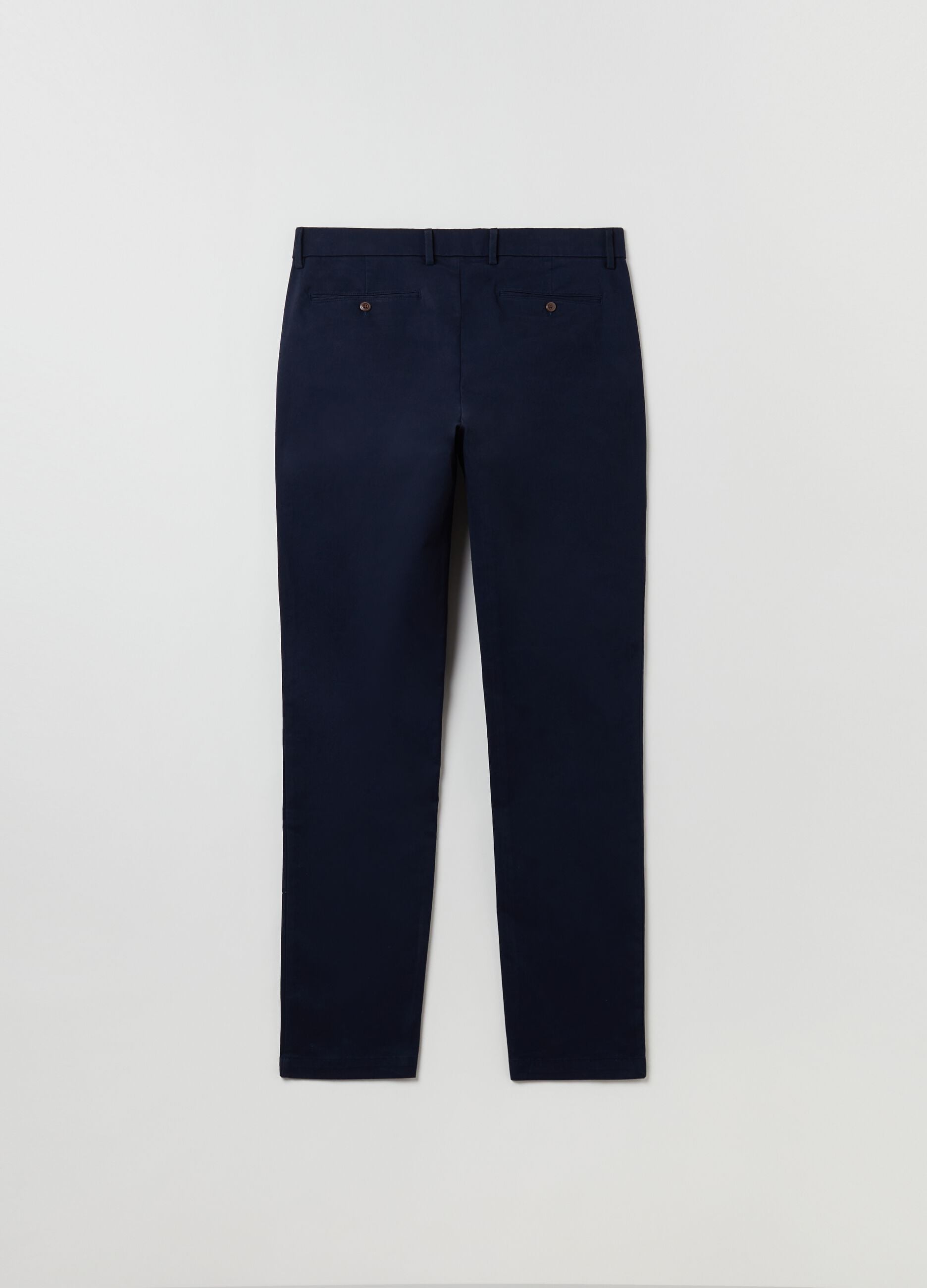 Skinny-fit chino trousers in stretch cotton