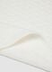 White organic cotton crib blanket for newborns_2