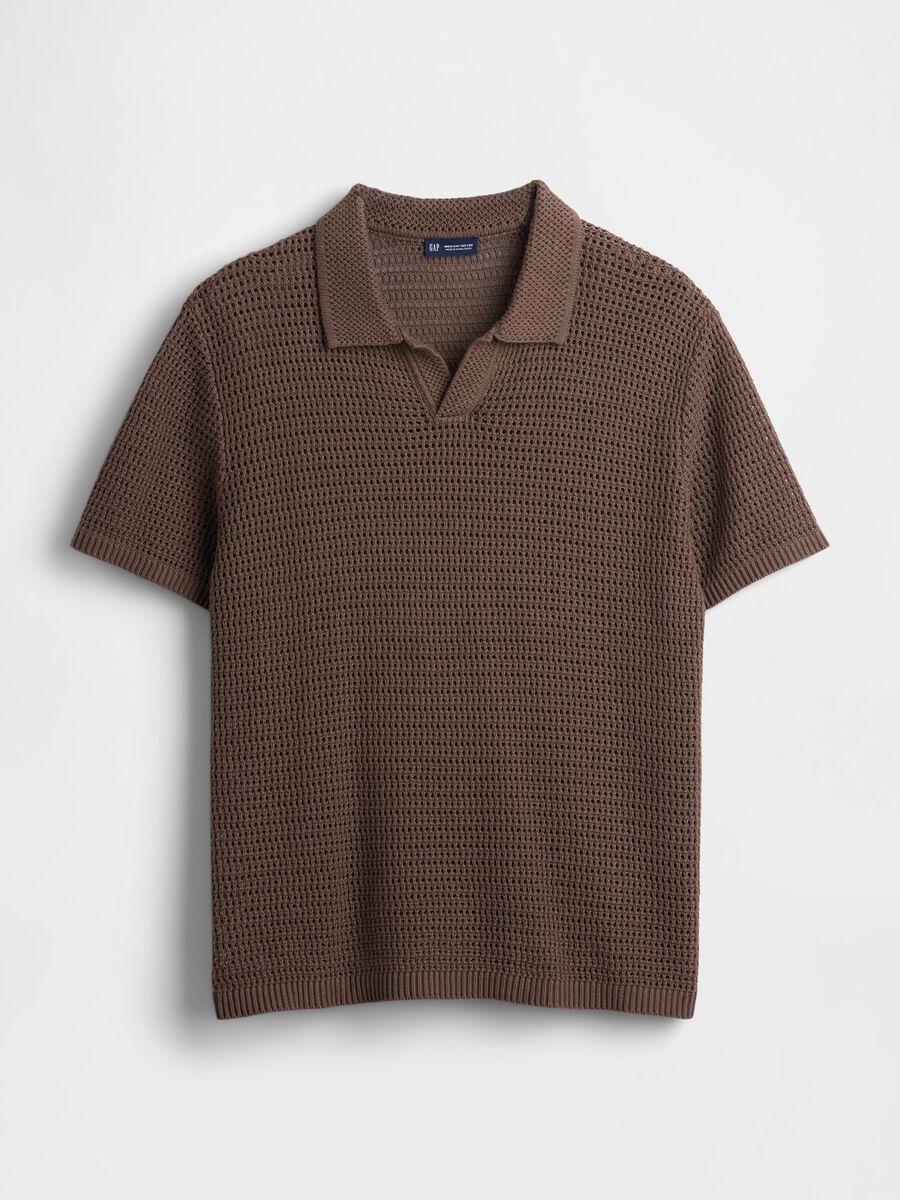 Pure cotton short-sleeve polo shirt_2
