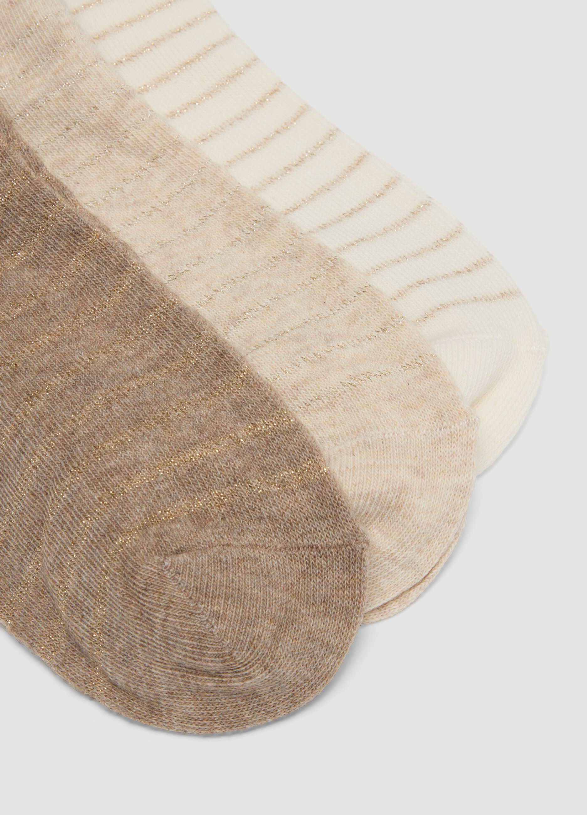 Five-pack of multicolour organic cotton-blend socks