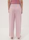 Pink striped stretch cotton-blend poplin pyjama trousers_2