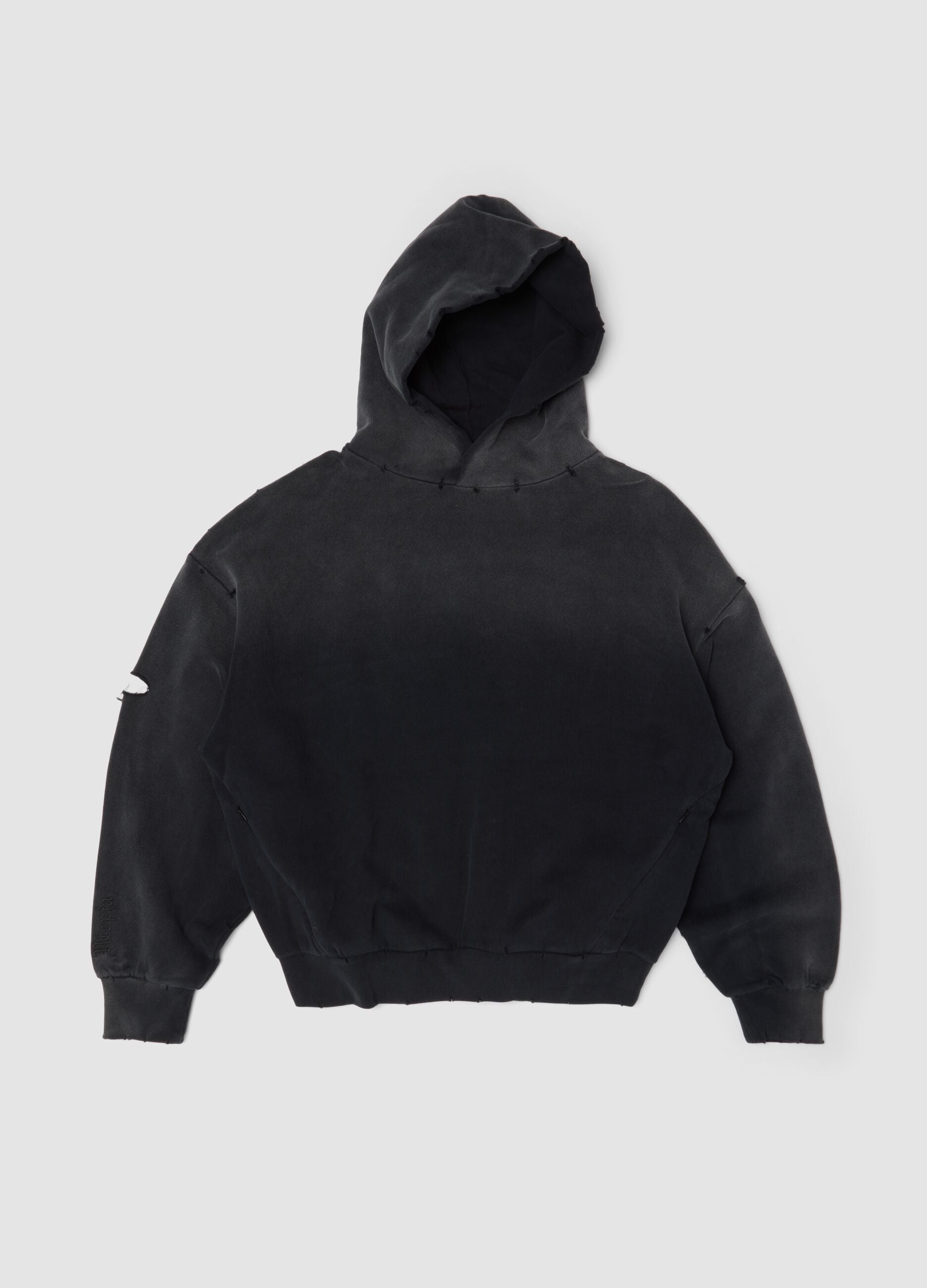 Sunfaded Black Hoodie