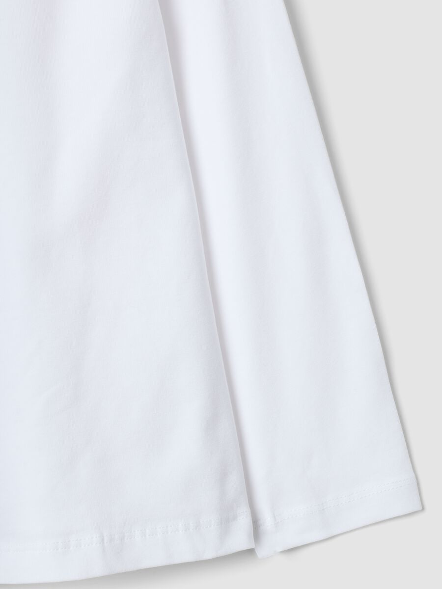 T-shirt bianca a maniche lunghe in cotone organico_3