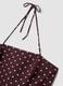 Brown polka-dot dress in viscose blend_6
