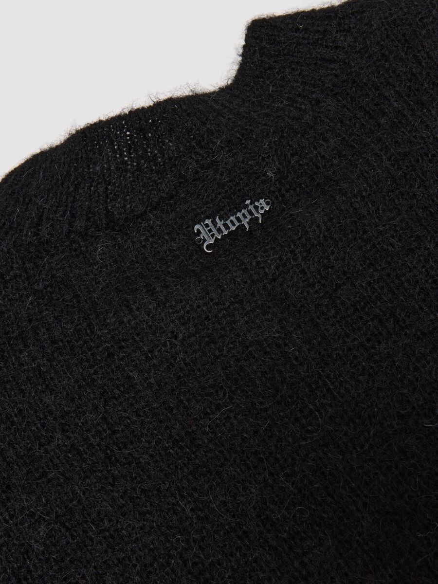 Black Mohair Crew Neck_6