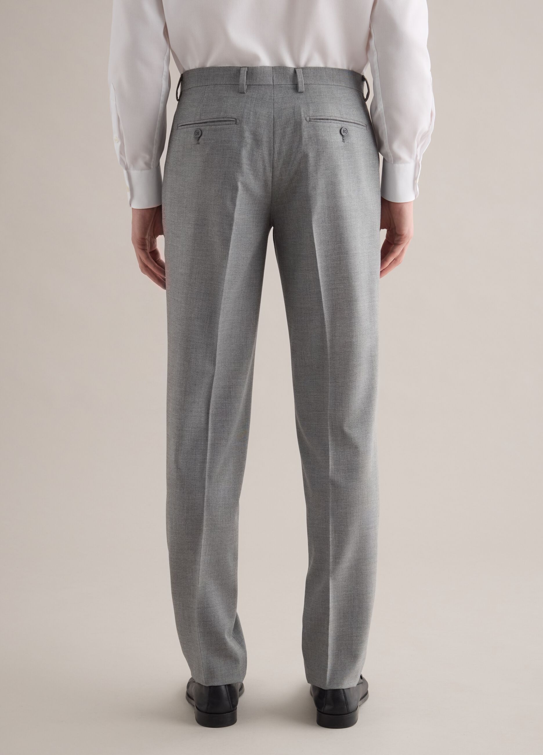 Grey Slim Fit Trousers