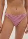 Pink stretch-fabric bikini bottoms_1