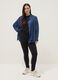 Black skinny fit leggings in stretch cotton_0