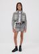 Girls&rsquo; grey stretch-cotton skort, regular fit_0