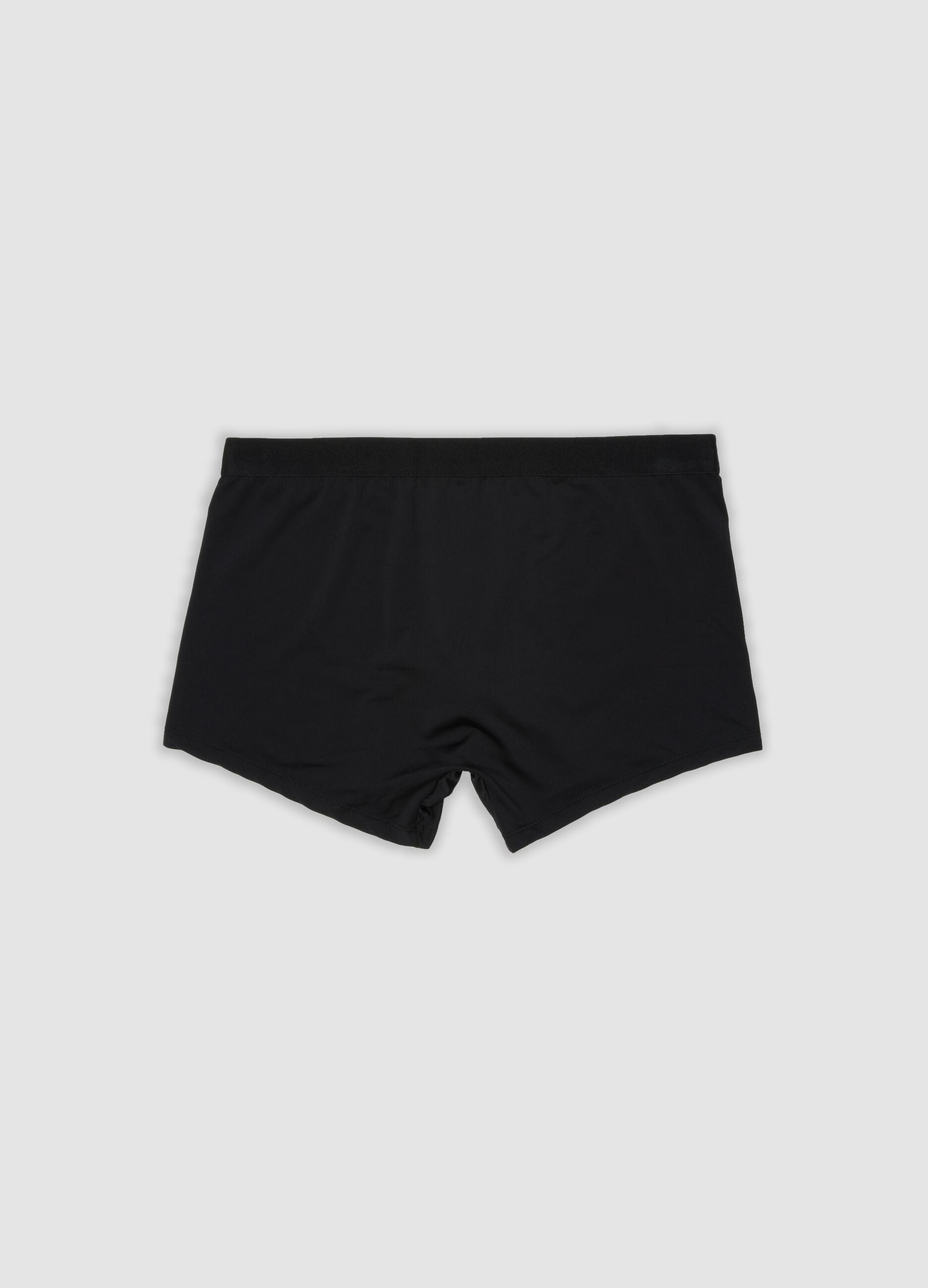 Three-pack of black stretch microfibre boxers