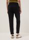 Black pure cotton joggers, regular fit_3