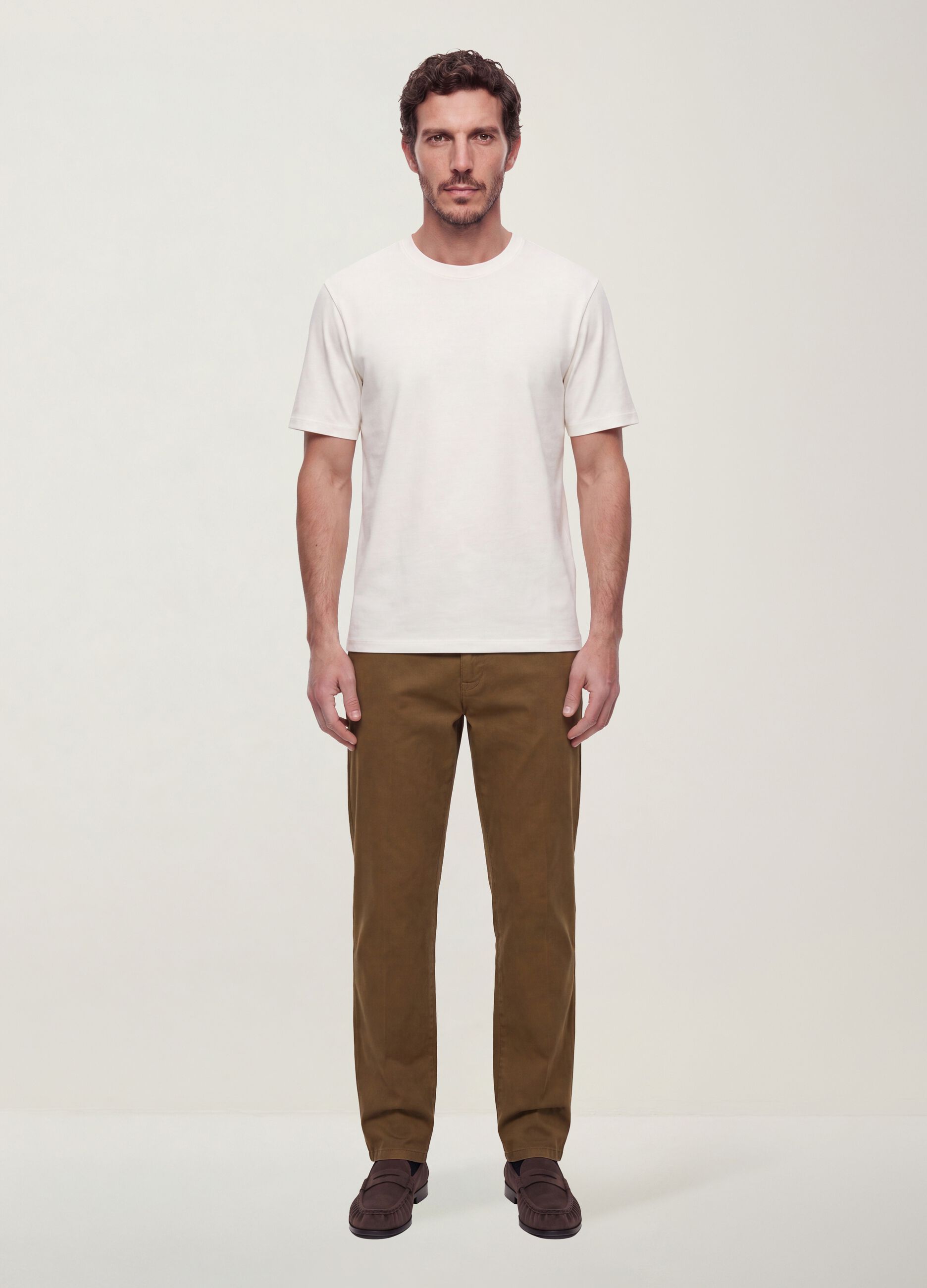 The Iconic Tee white pure cotton short-sleeve relaxed-fit T-shirt