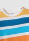 Boys&rsquo; multicolour striped pure cotton T-shirt, regular fit_2
