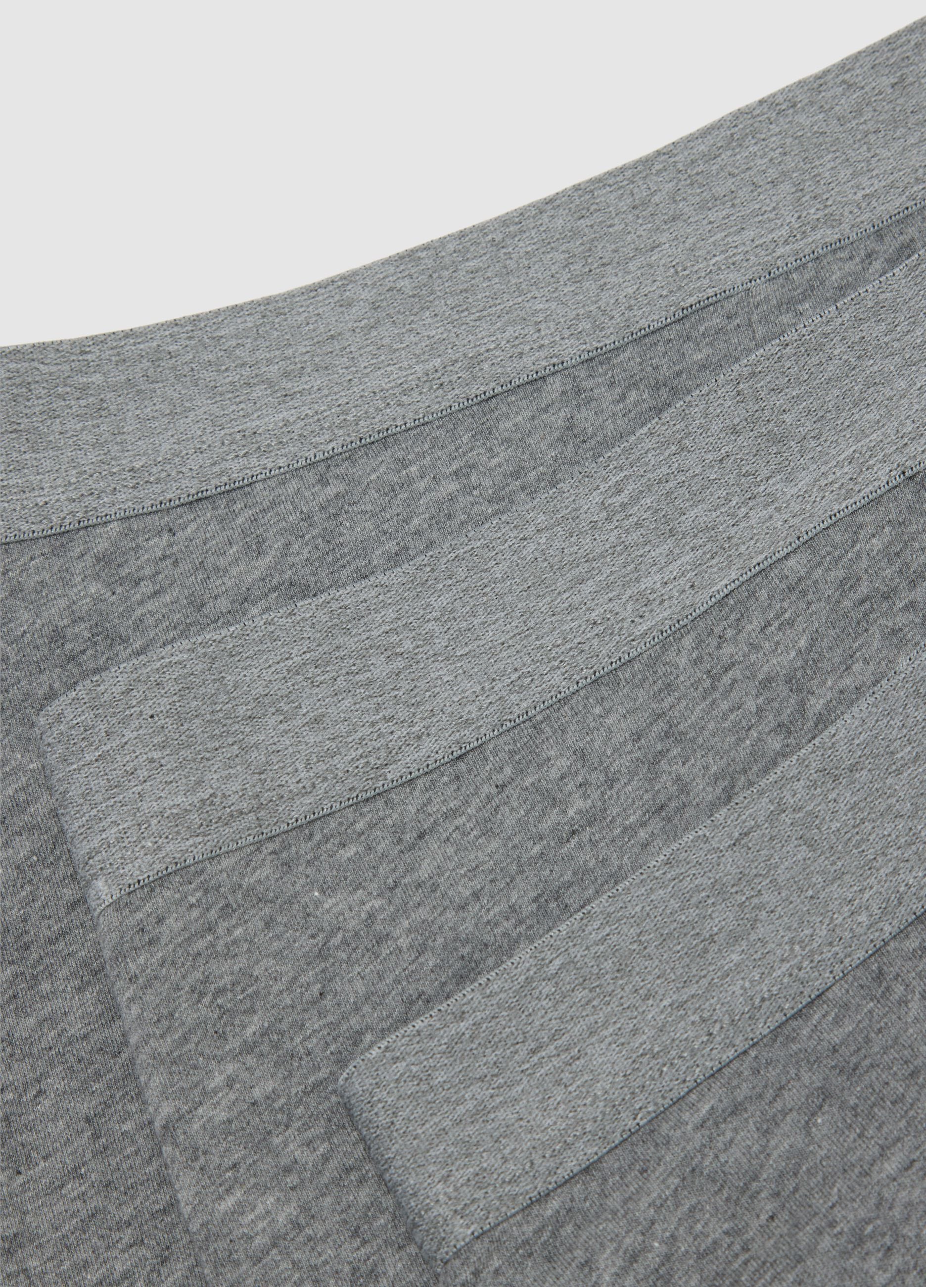 Grey Stretch Cotton Regular Fit Boxer Tripack