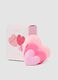 Pink set of 3 heart-shaped powder puffs_0