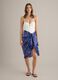 Blue pure cotton printed pareo_0