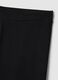 Black stretch cotton flare leggings_5