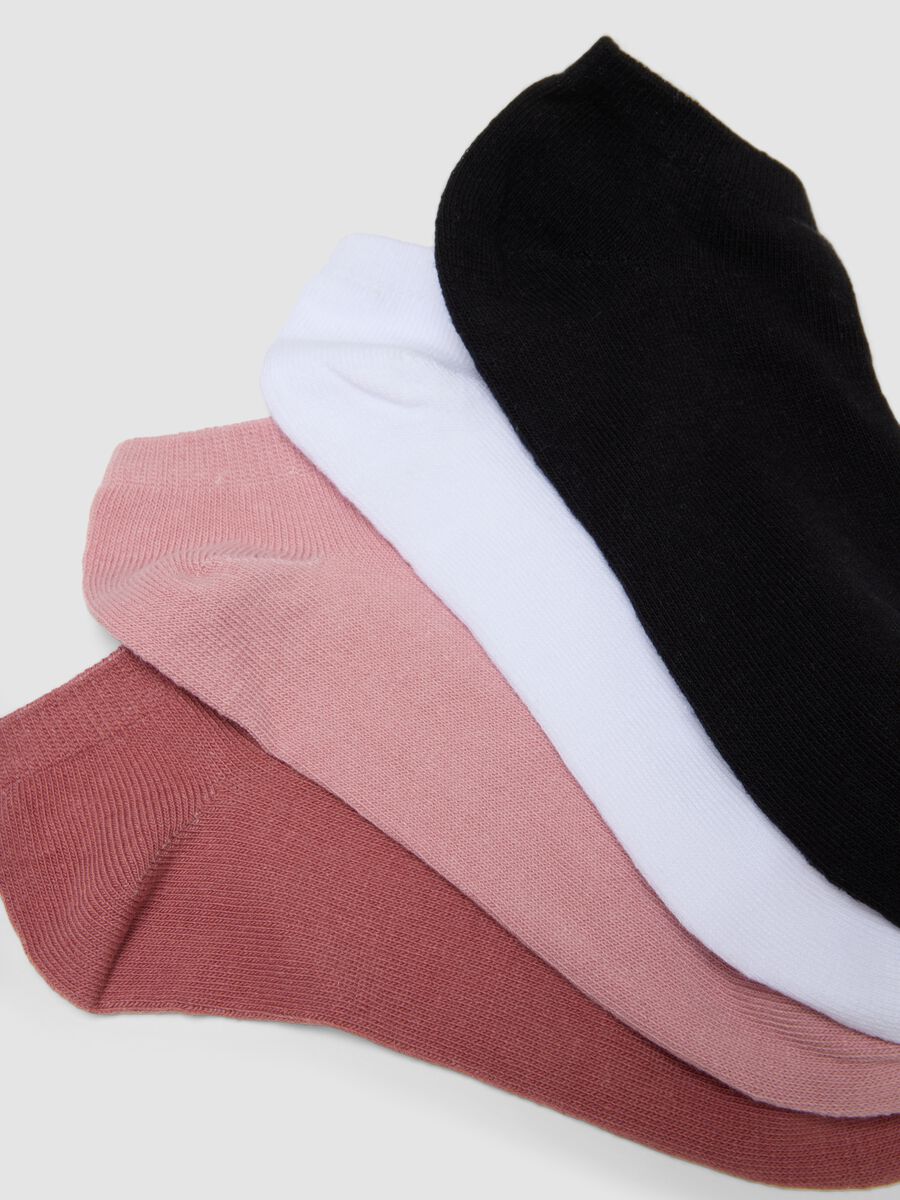 Pack of seven pink organic cotton socks_2