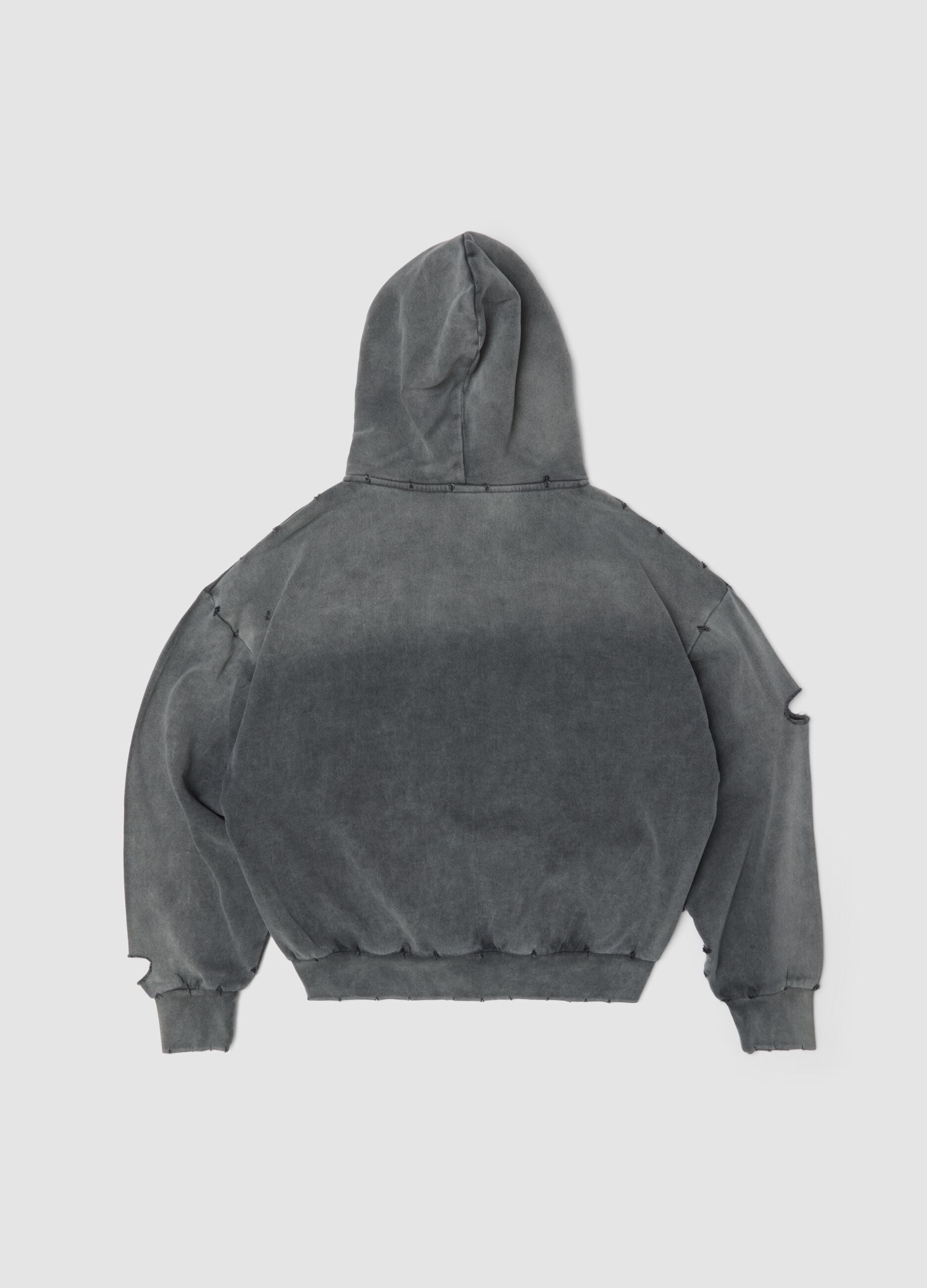 Full-Zip Hoodie Sunfaded Grey