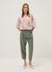 Green stretch-cotton chino trousers_0