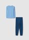 Multicolour pure cotton pyjamas for boys, regular fit with print_1