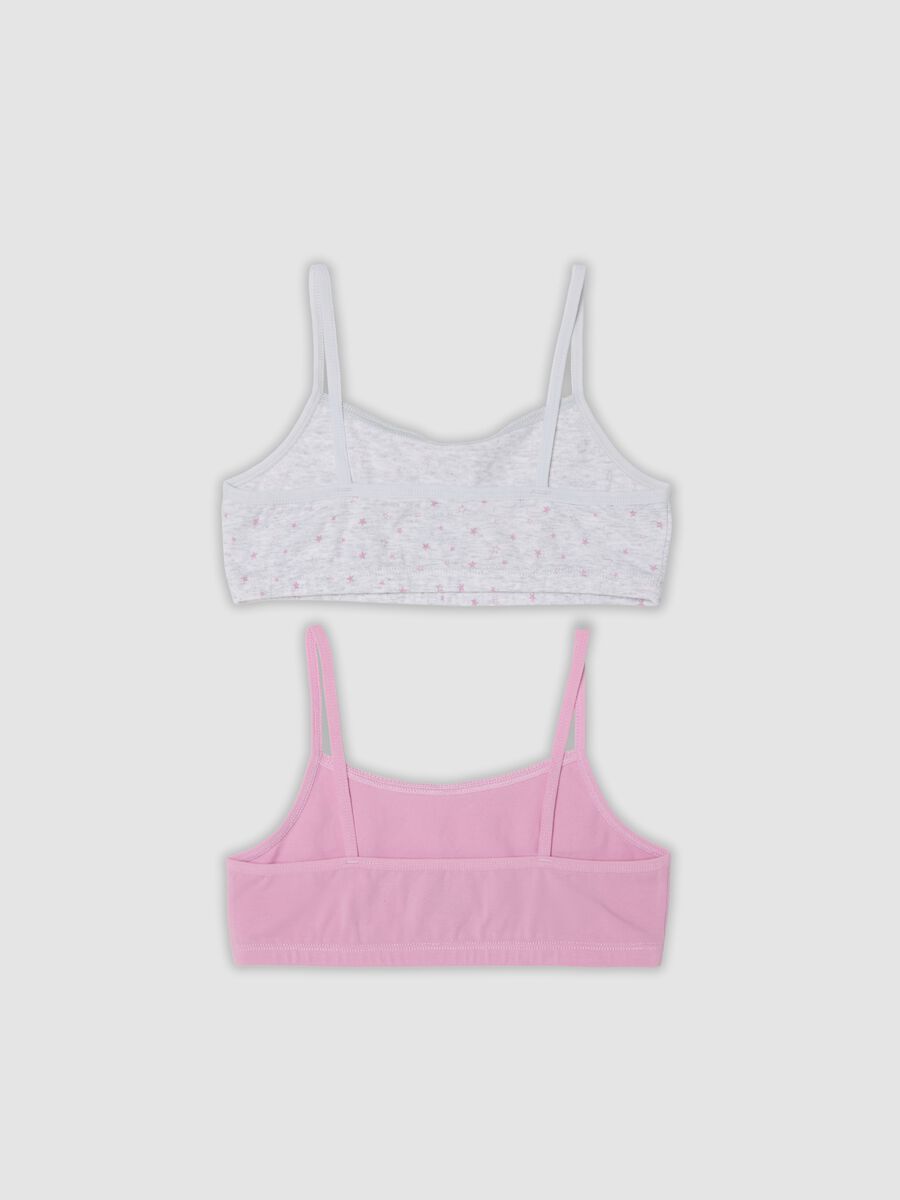 2-pack of multicolour organic stretch cotton bralettes for girls_1