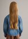 Girls' regular fit blue denim cotton jacket_1