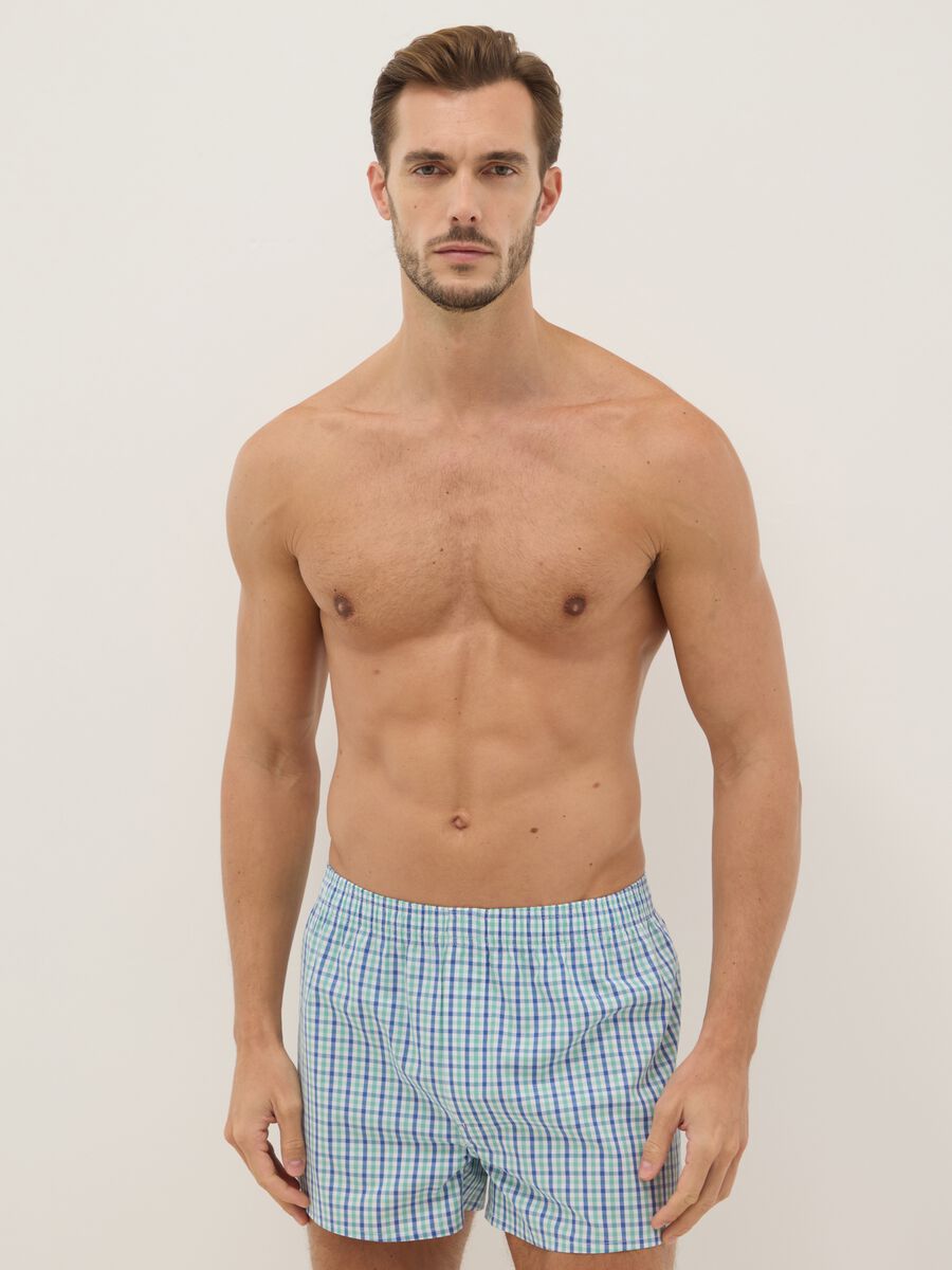 Bipack boxer in puro cotone organico multicolor regular fit_0