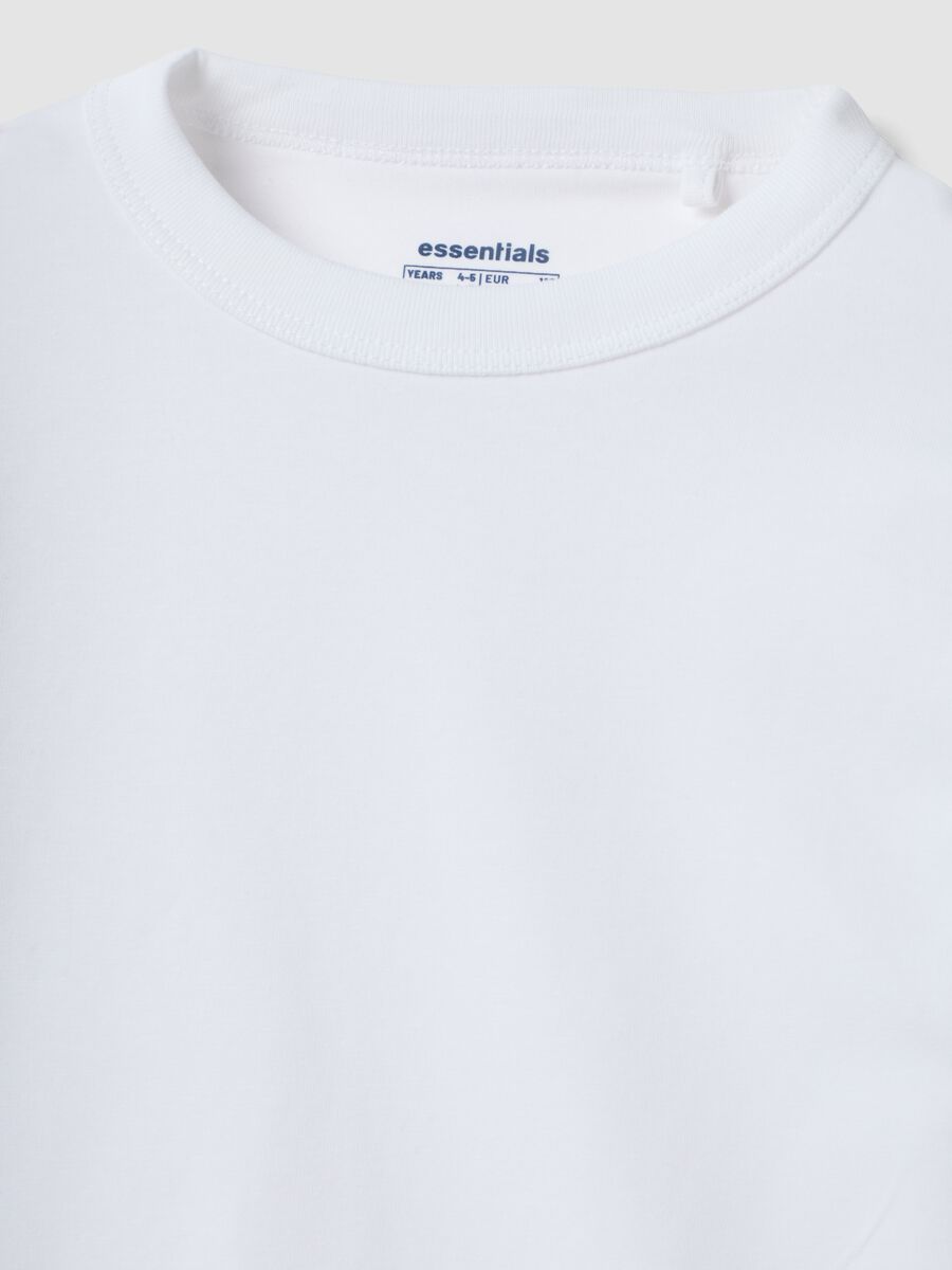 T-shirt bianca a maniche lunghe in cotone organico_2