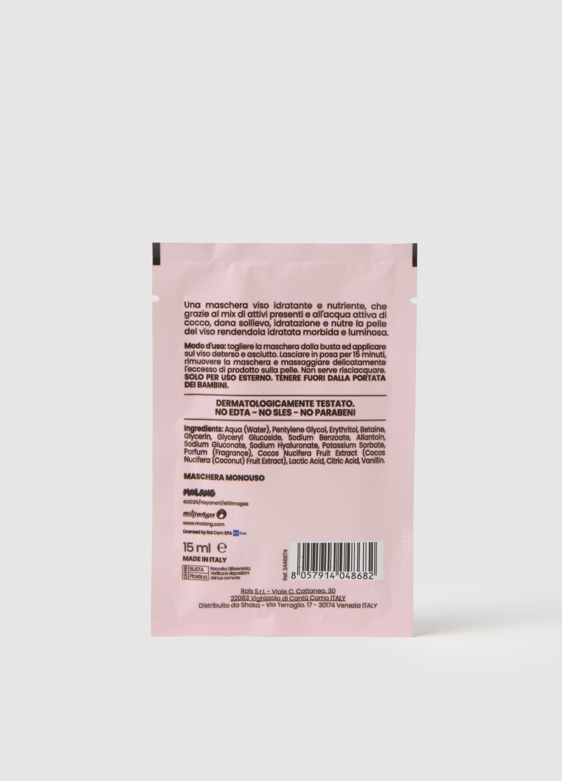 Molang Coconut Fabric Mask