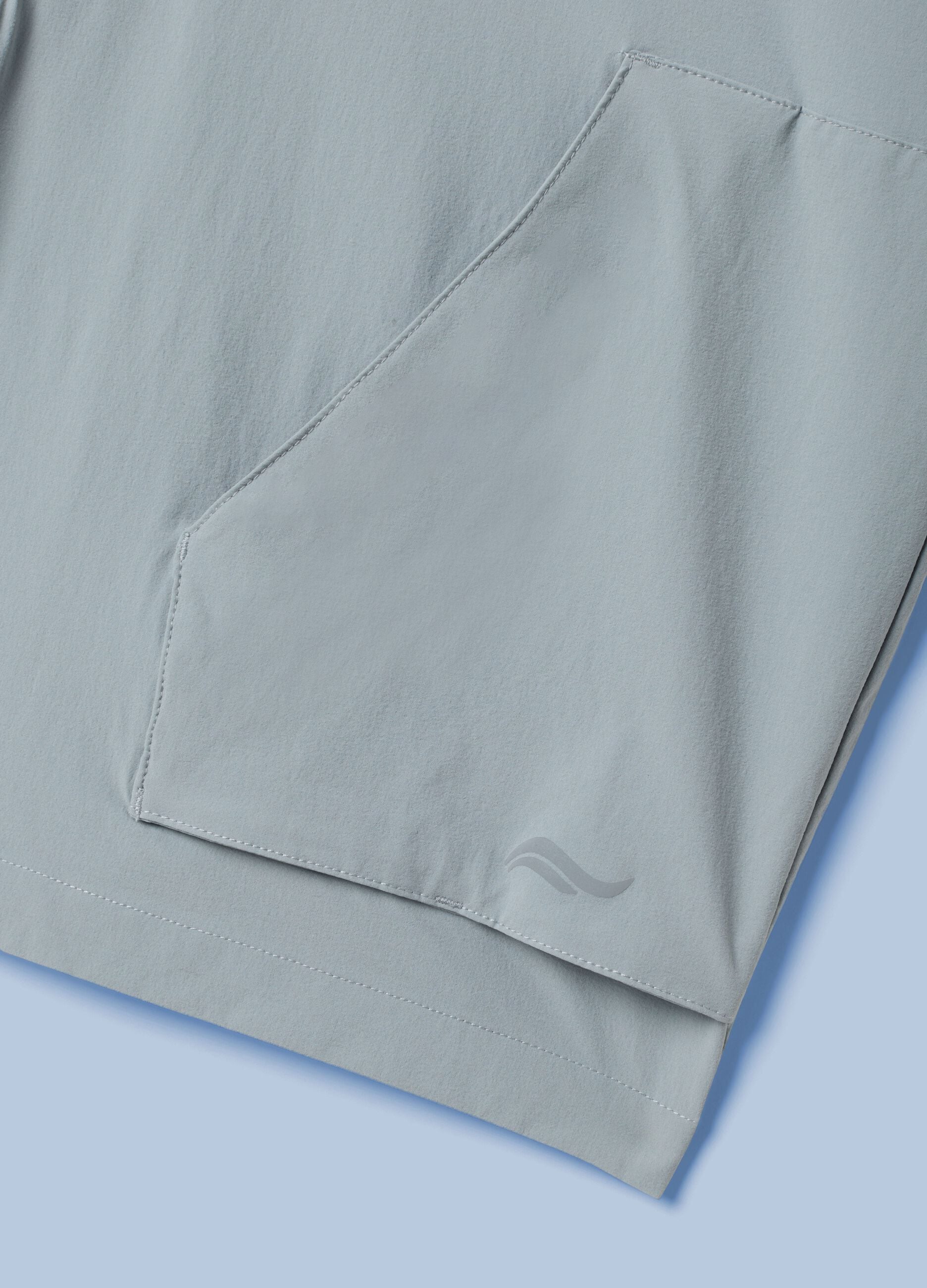 ALTAVIA SAILING grey cargo shorts in stretch fabric