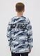 Multicolour relaxed-fit pure cotton T-shirt with camouflage print for boys_2