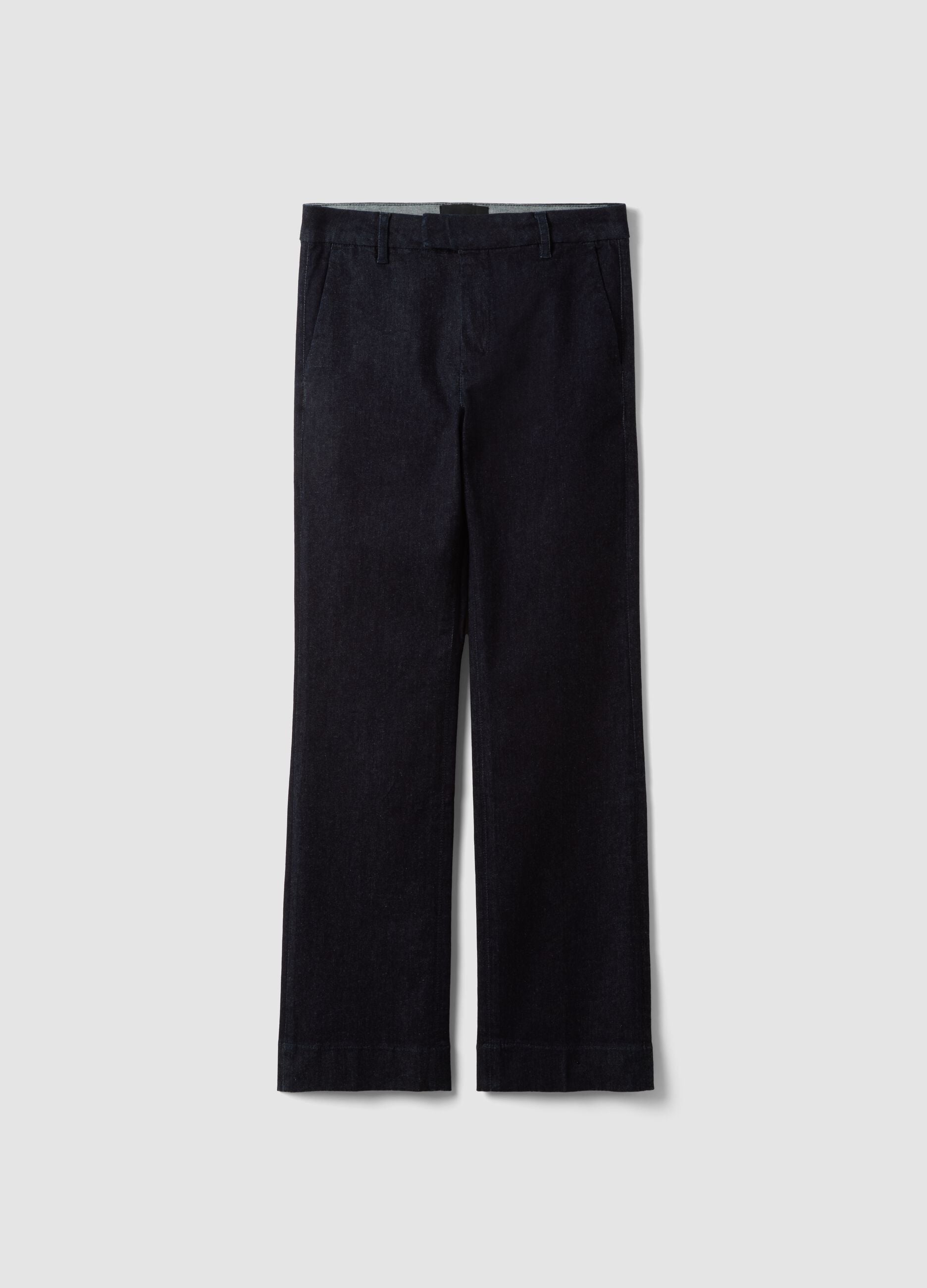Blue stretch-cotton slim-fit jeans