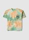 Kids' Multicolour Pure Cotton Tie-Dye T-shirt, Regular Fit_0
